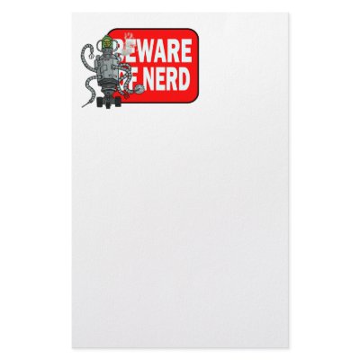 Beware of nerd stationery design by earyugo