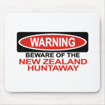 Beware Of New Zealand Huntaway Mouse Pads