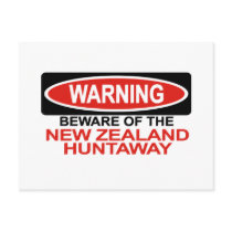 Beware Of New Zealand Huntaway Post Cards