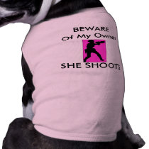 BEWARE Of OWNER pet clothing