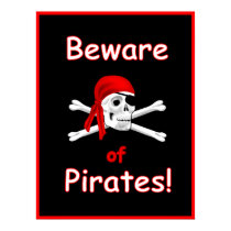 Beware of Pirates posters