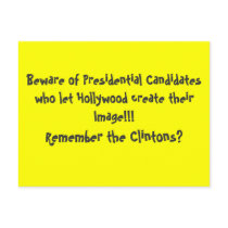 Beware of Presidential Candidates who let Holly... postcards