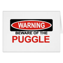 Beware Of Puggle Card
