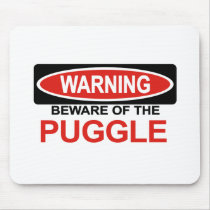 Beware Of Puggle Mouse Pads