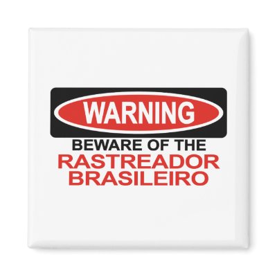 Beware Of Rastreador Brasileiro Refrigerator Magnet by Bewareofdogs