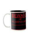 Beware of Roaring Lion Christian Coffee Mug by spiritcloset Beware of Roaring Lion Christian Coffee Mug