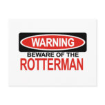 Beware Of Rotterman Postcard