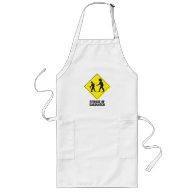 Beware of Sasquatch Apron by doonidesigns