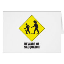 Beware of Sasquatch Cards