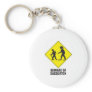 Beware of Sasquatch Keychain