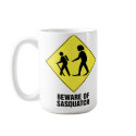 Beware of Sasquatch mugs by ColorMeHappy Beware of Sasquatch mugs