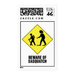 Beware of Sasquatch postage