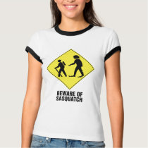 Beware of Sasquatch t-shirts
