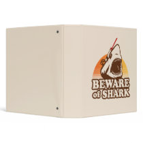 Beware of Sharks with Frickin' Laser Beams Vinyl Binders