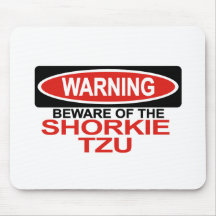 Beware Of Shorkie Tzu Mouse Mat