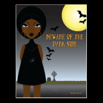 Beware of the Dark Side Postcard postcards