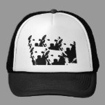 Beware of the dog. hats