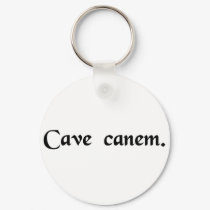 Beware of the dog key chains