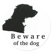 Beware of the dog stickers