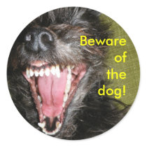 Beware of the dog stickers by ribizlifozelek Beware of the dog stickers