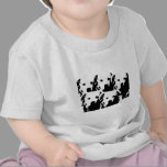 Beware of the dog. t-shirts
