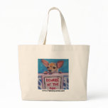 Beware of the Dog • WOOF!  • TOTE Canvas Bags