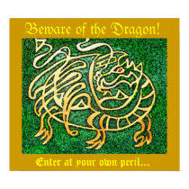 Beware of the Dragon posters by Annaart Beware of the Dragon posters