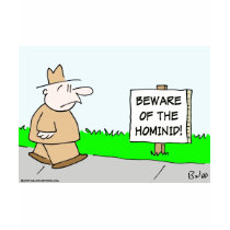 beware of the hominid t-shirts