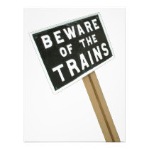 Beware of the trains photo