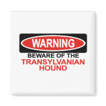 Beware Of Transylvanian Hound Magnet