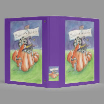 Beware Of Witch Cat Binder binders