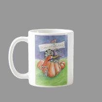 Beware Of Witch Cat mugs