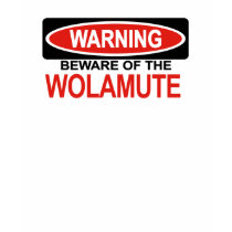 Beware Of Wolamute t-shirts by Bewareofdogs Beware Of Wolamute t-shirts