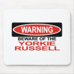 Beware Of Yorkie Russell Mouse Mats