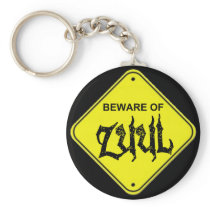 Beware of Zuul Keychain