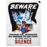 Beware, Spreading Vital Information Will Undermine flyers