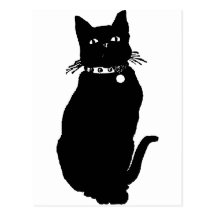 Beware the Black Cat Post Cards