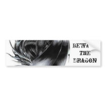 Beware the Dragon Bumper Sticker