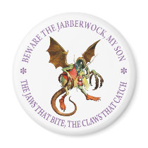 BEWARE THE JABBERWOCK, MY SON FRIDGE MAGNET