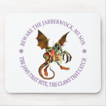 BEWARE THE JABBERWOCK, MY SON MOUSEPADS