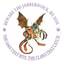 BEWARE THE JABBERWOCK, MY SON STICKERS
