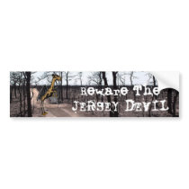 Beware the Jersey Devil Bumper Sticker