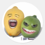 Beware the Lemon Zester Round Stickers