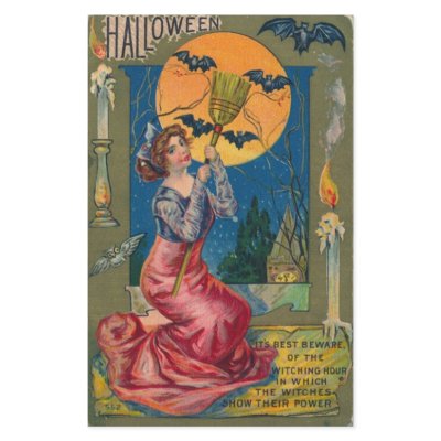 Beware the Witching Hour! Personalized Stationery by spyderfyngers