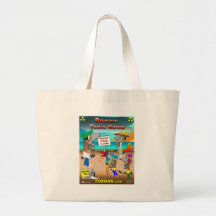 Beware Toxic News Canvas Bag