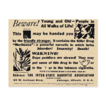 Beware! Young and Old in All Walks of Life! postcards