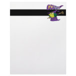 bewitched silly cartoon witch personalized letterhead