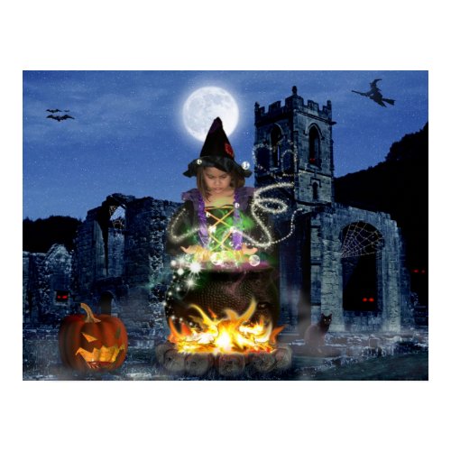 Bewitching Halloween Poster print