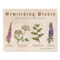 Bewitching Plants Print posters
