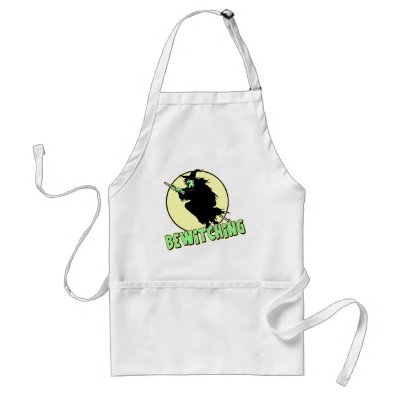 Bewitching Wicked Witch Apron by halloween_tshirts